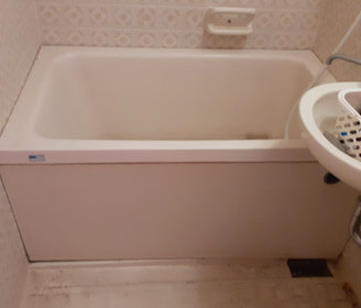 滋賀県野洲市のお風呂(浴室)の排水口のつまりを解消した様子