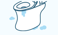 軽度のトイレ水漏れ