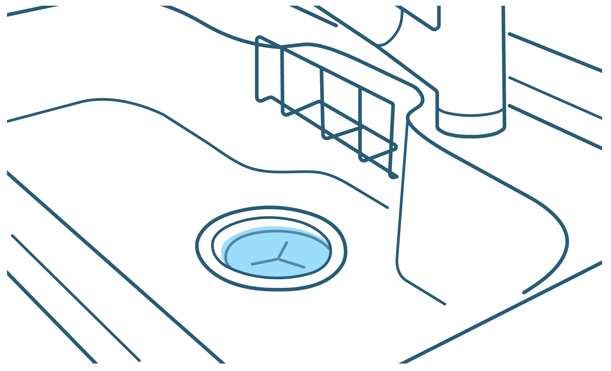 軽度のキッチンつまり