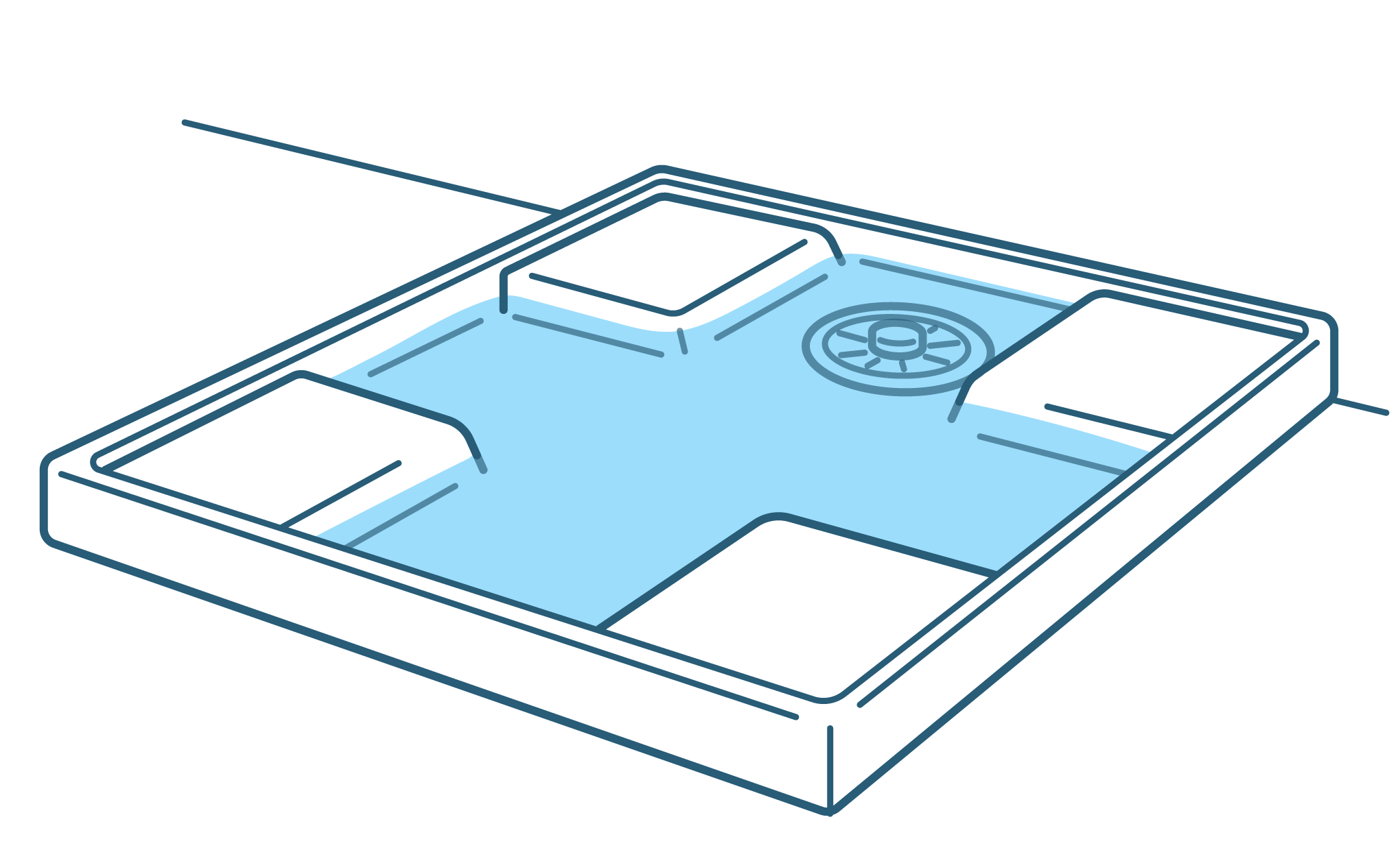 洗濯機パン排水口つまり