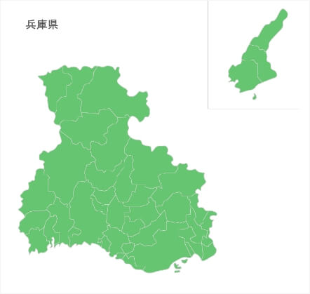 兵庫県の対応エリア