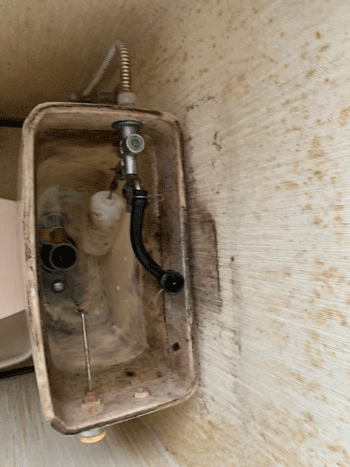 羽曳野市の浴室蛇口水漏れの様子