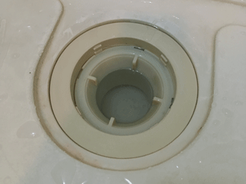 豊中市の浴室排水詰まり修理後の様子