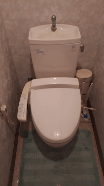 大津市のトイレ水漏れ修理後の様子