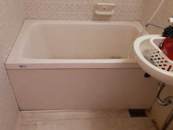 滋賀県野洲市の浴室排水つまり