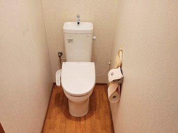 奈良市のトイレの交換後の様子