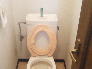 大和高田市のトイレの水が止まった様子